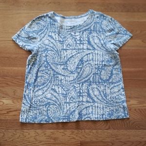 Sonoma Womens Blue Tee 1X